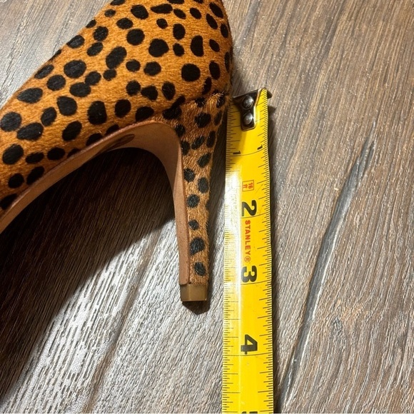 Rebecca Minkoff Cale leopard hairy print heels size 6.5 - Picture 12 of 12